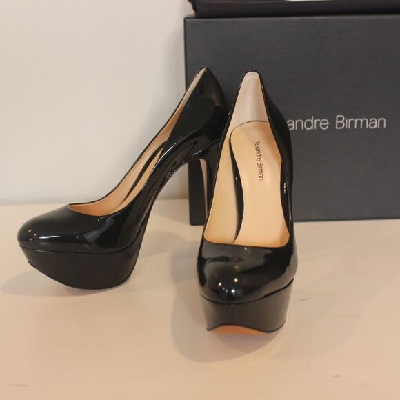 Alexandre Birman Black and Blue Platform Pumps - Picture 6 of 9